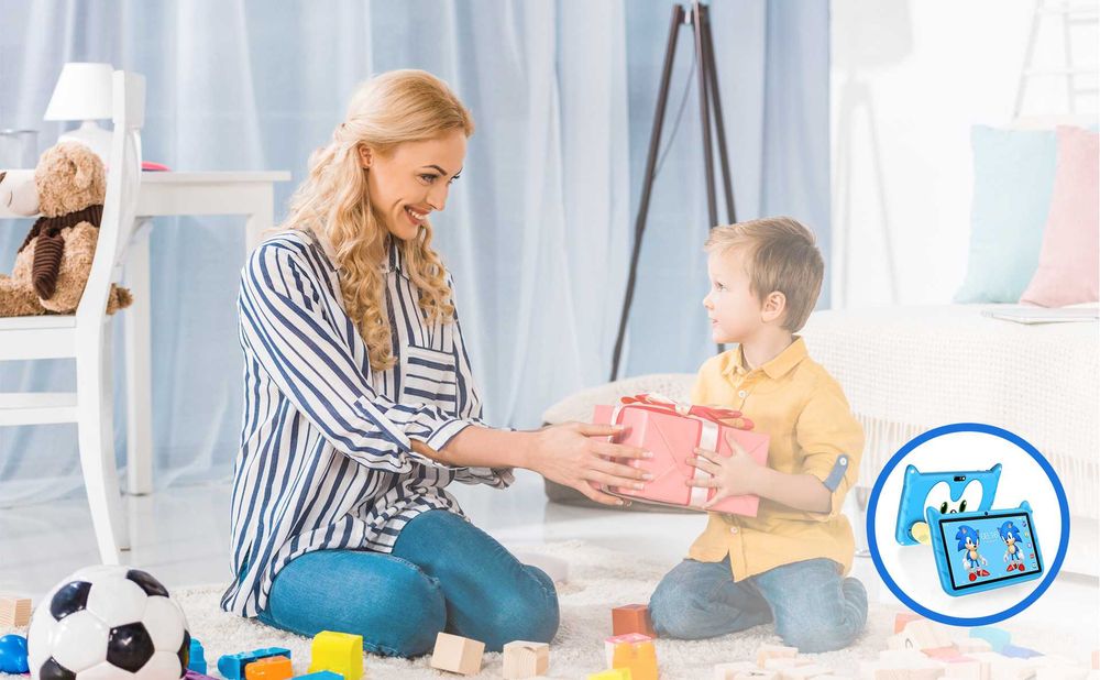 Tableta Educationala pentru Copii,7 Inch,Sonic,2 GB RAM, 32GB ROM