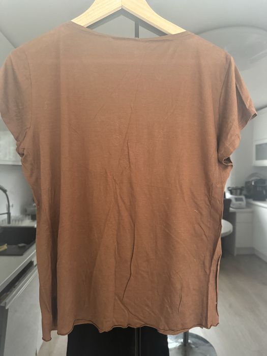 Кафява блуза „Paula Thomas for Thomas Wilde“, М-медиум