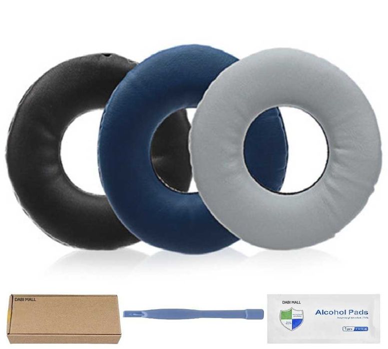 Set 2 bureti pentru casti Sony WH-CH520 / WH-CH510 / WH-CH500, On-Ear - Spuma cu memorie - Piele ecologica