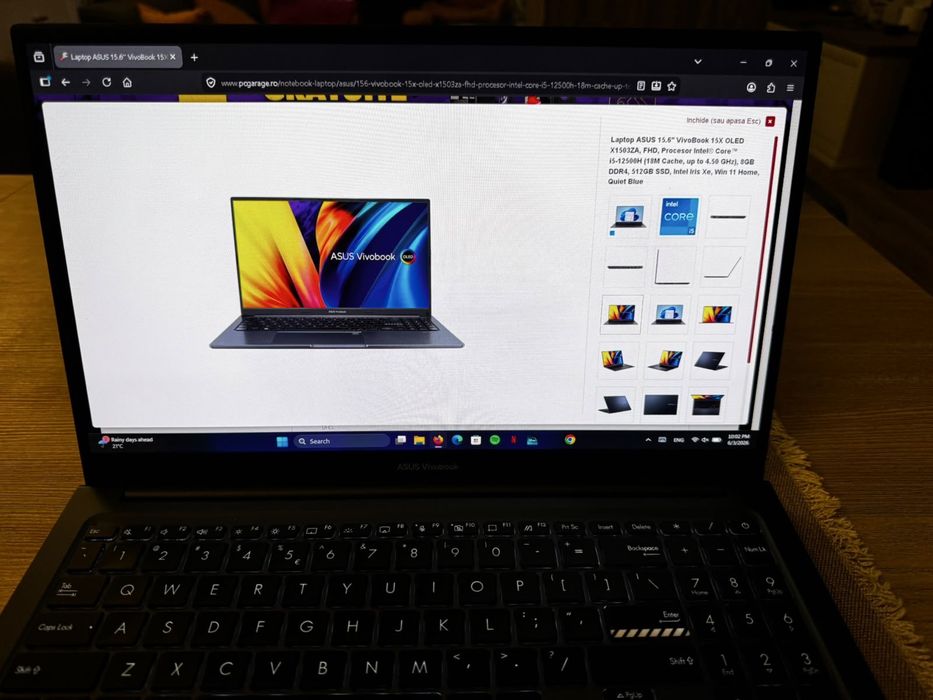 Laptop ASUS VivoBook 15X Oled X1503ZA
