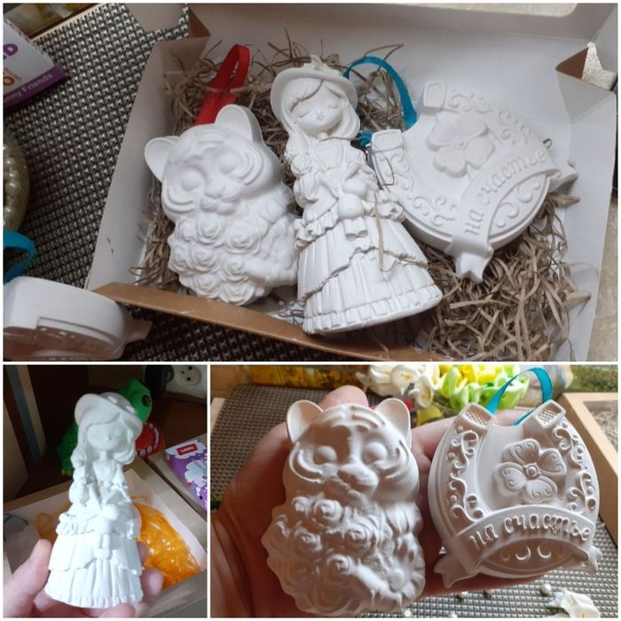 Наборы для творчества из гипса мальчикам и девочкам