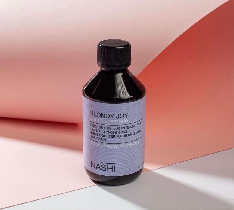 Șampon profesional Nashi Argan Blondy Joy Purple 250ml Anti-Galben
