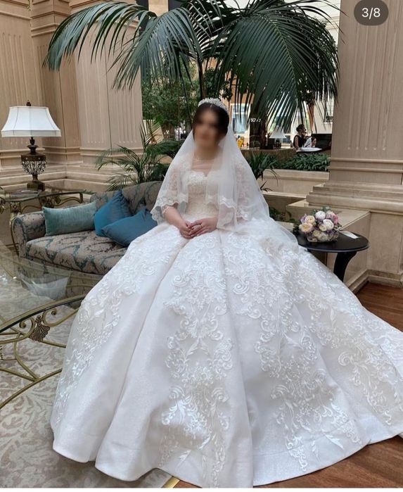 Свадебное  платье в цвете Ivory Light