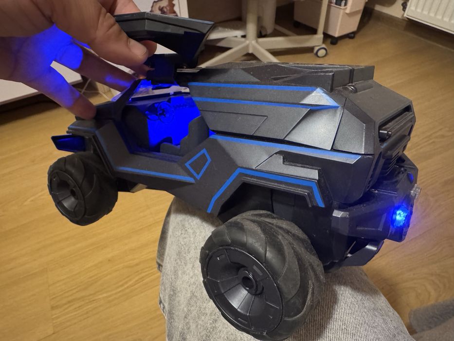 Masinuta de teren cu sunet, abur si lumini