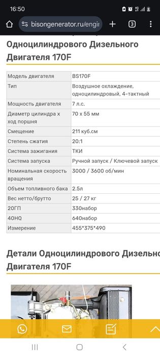 Двигатель 7.5 л.с