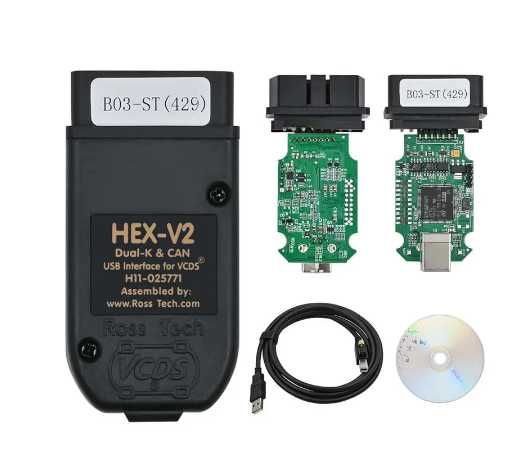 VCDS HEX V2 ARM STM32F429 Soft 23.3 Diagnoza Tester Auto VAG NOU MODEL