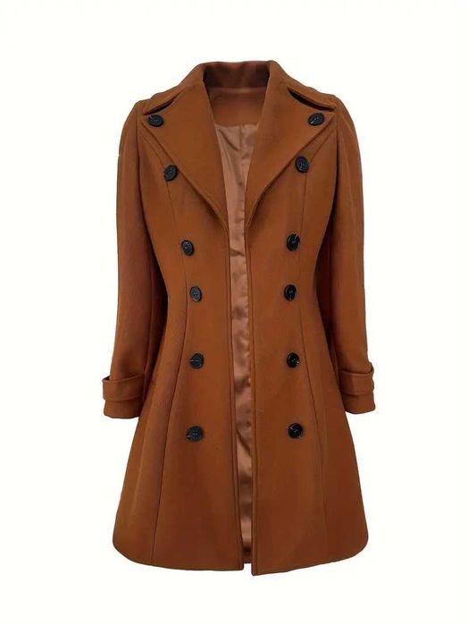 Palton Elegant pentru Femei - Poliester - Perfect pentru Toamnă-Iarnă