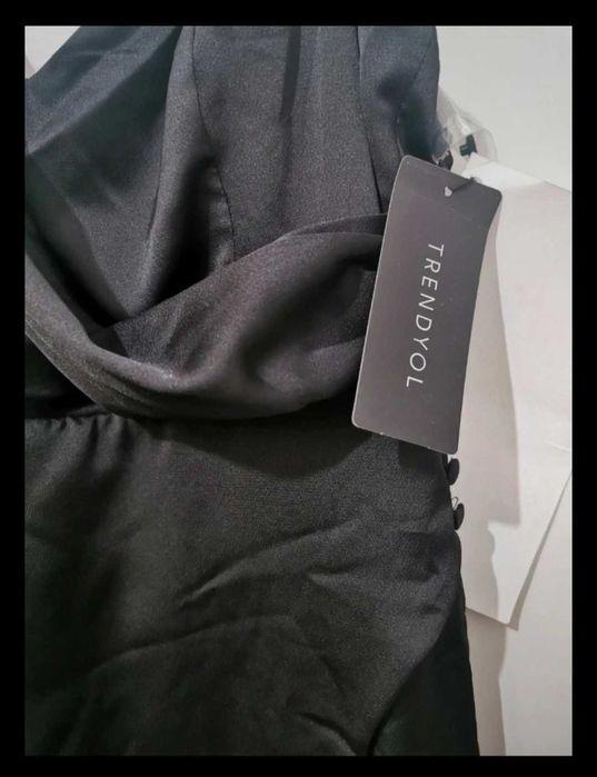Rochie neagră elegantă de ocazie Trendyol