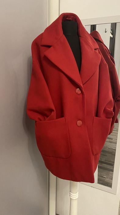 Palton dama stofa model oversize