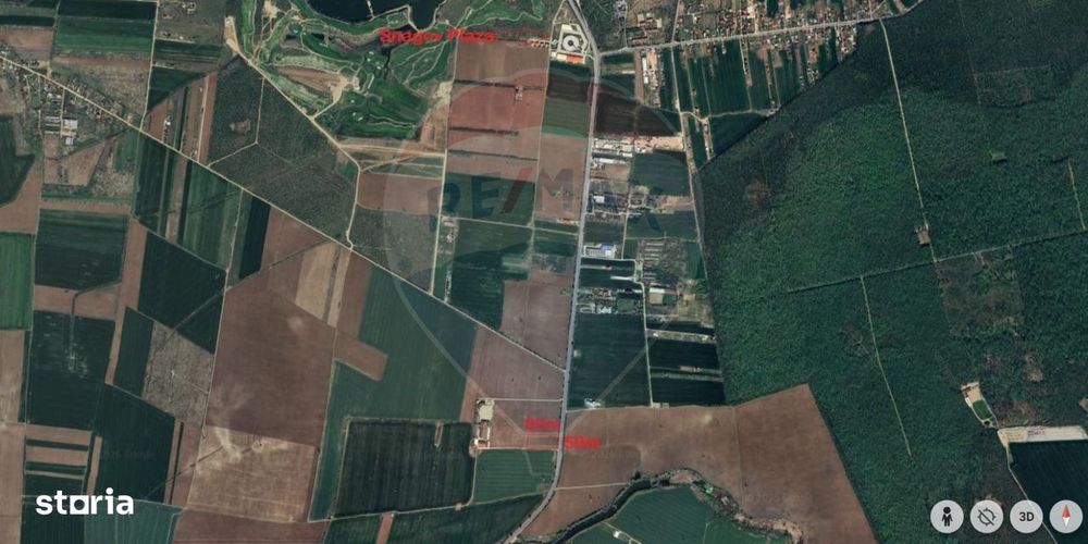 Teren 4,000mp DN1, Dubla Deschidere 50M