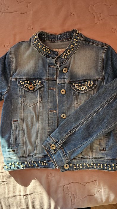 Дънково яке 134см.