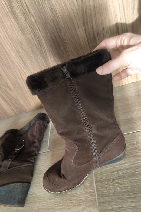 Дамски ботуши кафеви