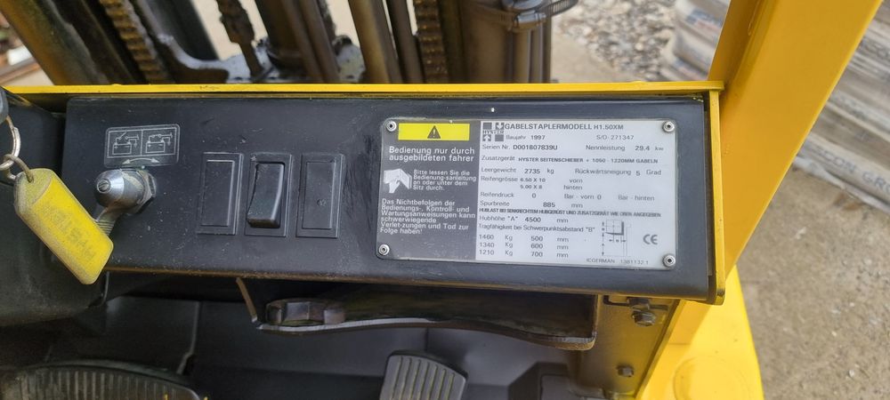 Motostivuitor hyster 1.7t stivuitor gaz