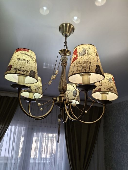 Занавески, люстры