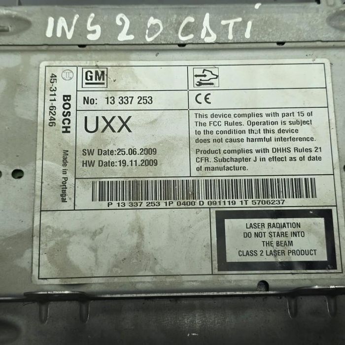 Unitate Cd player Navi color Opel Insignia A