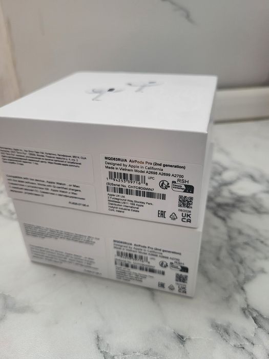 Apple AirPods Pro 2nd generation құлаққаптары ақ