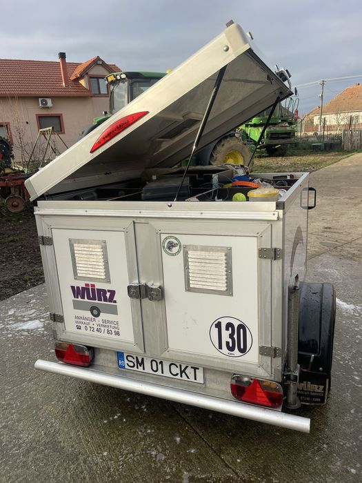 Remorca transport caini Wurz termico
