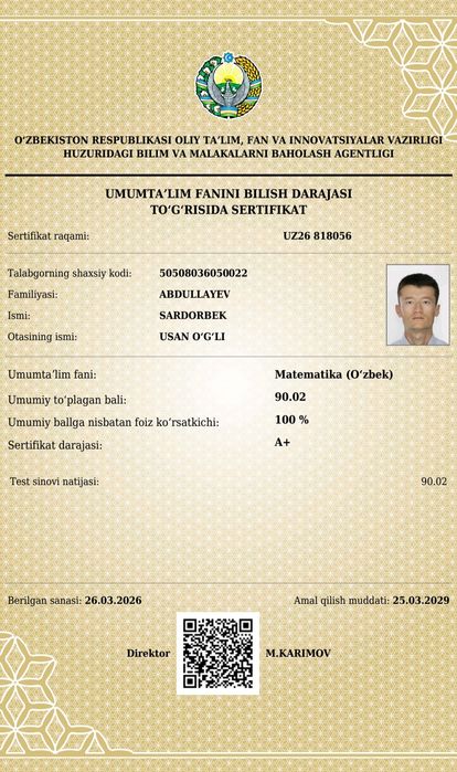Matematika va SAT Math bo'yicha repetitor |Offline