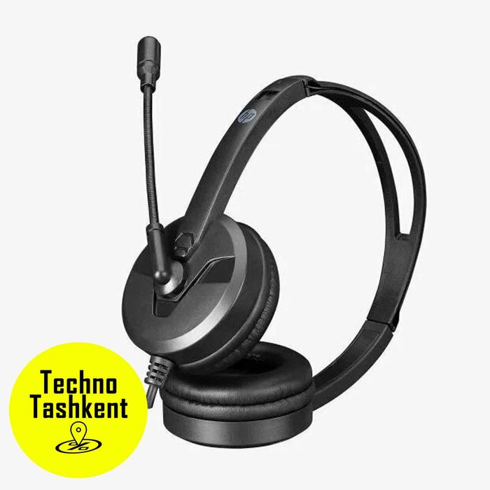 Гарнитура HP DHE-8009, наушники с микрофоном проводные (Dostavka Bor)