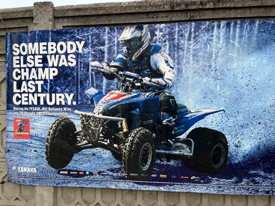 Banner yamaha atv