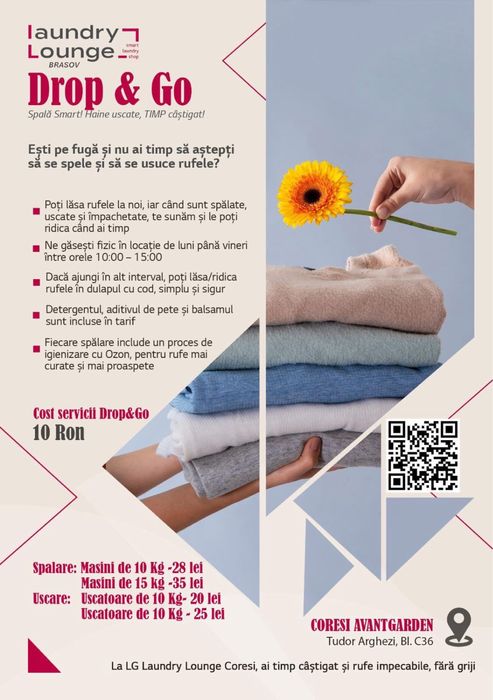 Spălătorie automată 24/7 – Coresi | Speli și usuci rapid