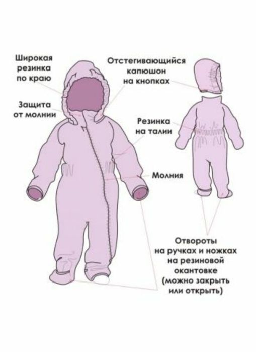 Флисовый комбез,4 года