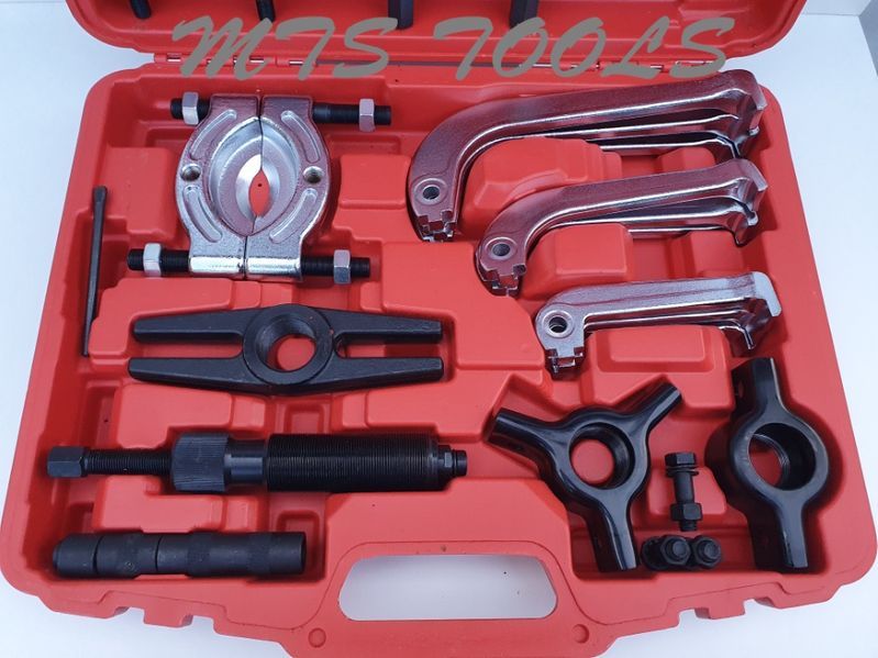 Set Presa rulmenti cu 2 flanse 75-105 mm hidraulic 10tone 2-3 brate