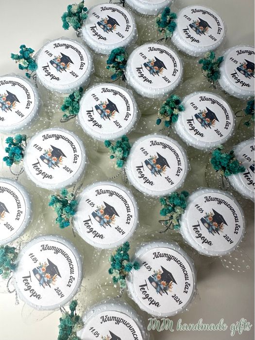 Подаръчета за гости - бурканчета с ароматна свещ