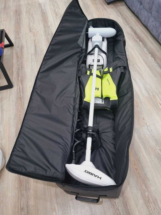 Электромотор haibo ipenguin p65 gps 12v + аккум 105. (полный комплект)