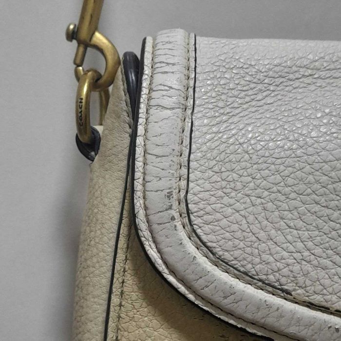 Сумка Coach Jade Colorblock Leather Saddle Bag