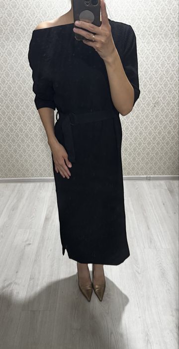 Mango черное платье