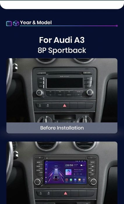 Мултимедия за  Audi A3 8p Android