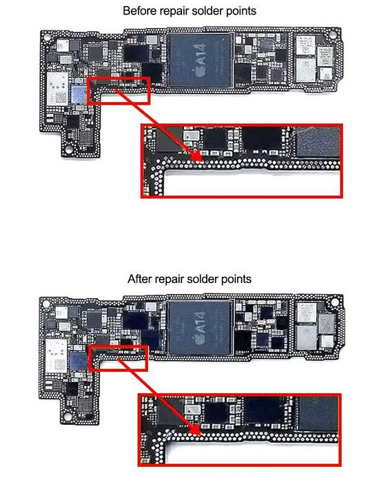 Picioruse pentru reparat trasee pe placi de baza circuite electrice