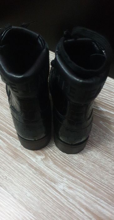 Botine piele naturala noi pepe jeans la cutie negre 38