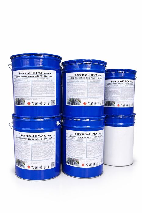 Дорожная краска Цвет белый Texno-ПРО Ultra