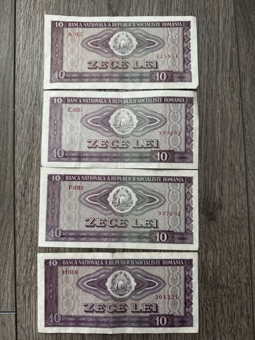 Vand bancnote de 10 lei 1966
