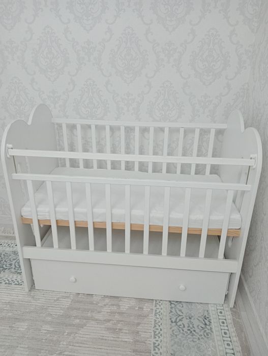 Детский кровать белый