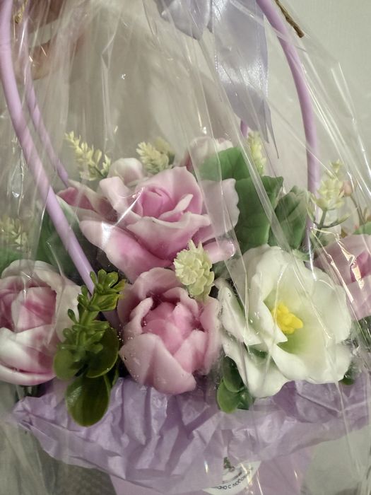 Мыльные цветы букет