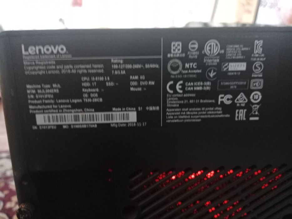 Продам компьютер Lenovo Legion