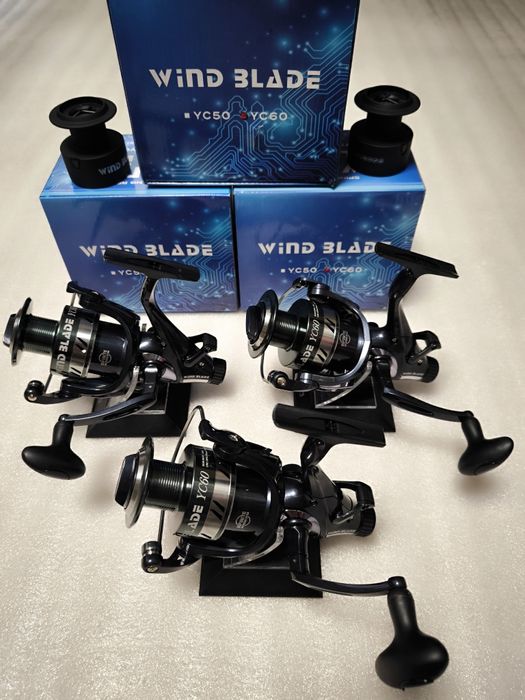 SET 3 Mulinete WIND BLADE YC 6000 8+1 Rulmenți NEW 2024