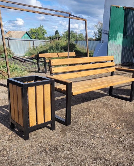 Лавочки скамейки урны