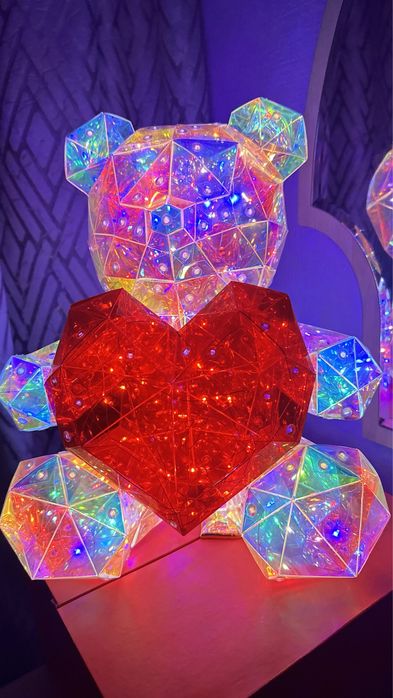 Ночник Мишка с сердечком