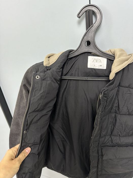 Джинсовая куртка на подкладе ZARA