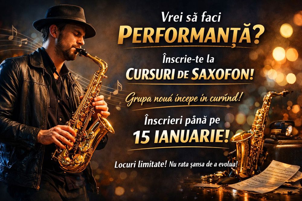 Lectii de SAXOFON pentru doritori