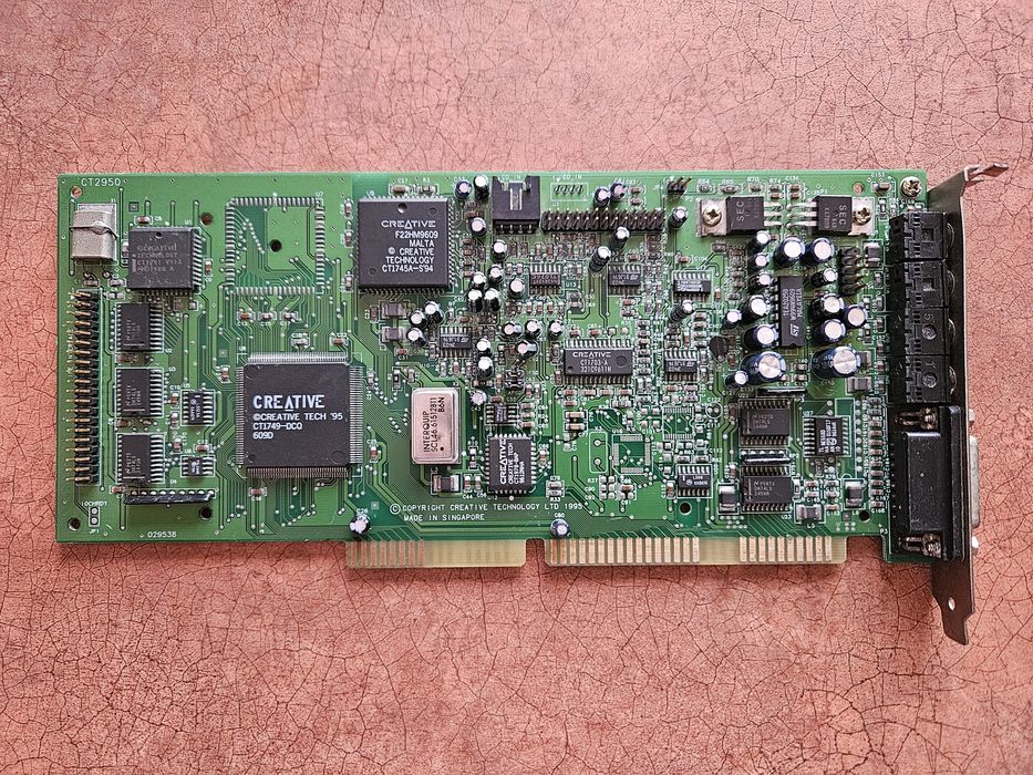 Placa de sunet retro ISA Creative Sound Blaster 16 Pro PnP (CT2950)