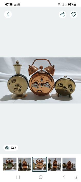 Ceas de masă Rhythm Japon și 1 Royal Ace 1 Koop Germ.