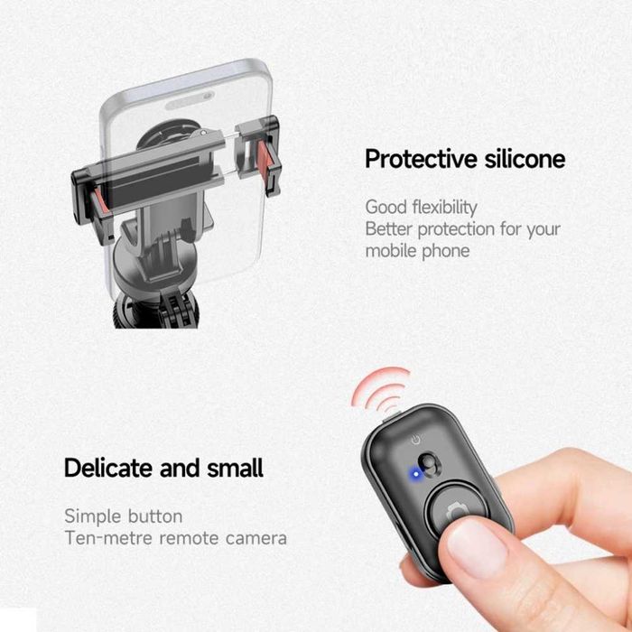 Универсален селфи стик – Quadrapod HSU C19 | 1.8 м | Bluetooth remote