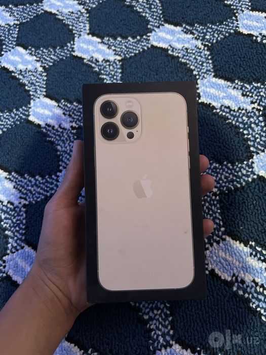 IPhone 13 Pro Max 256gb LL/A gold sim+esim aybi yo’q toza 1 qo’l 72%