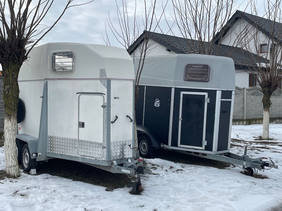 Două remorci transport cai / brederup / humbauer