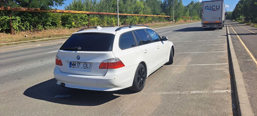 BMW E61 520d LCI 2009 | Piele Coniac Seria 7 | Navi Mare | Fără Investiții Mecanice